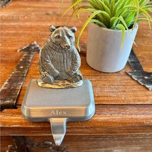 Personalized “Alex” Stocking Holder by Lands’ End